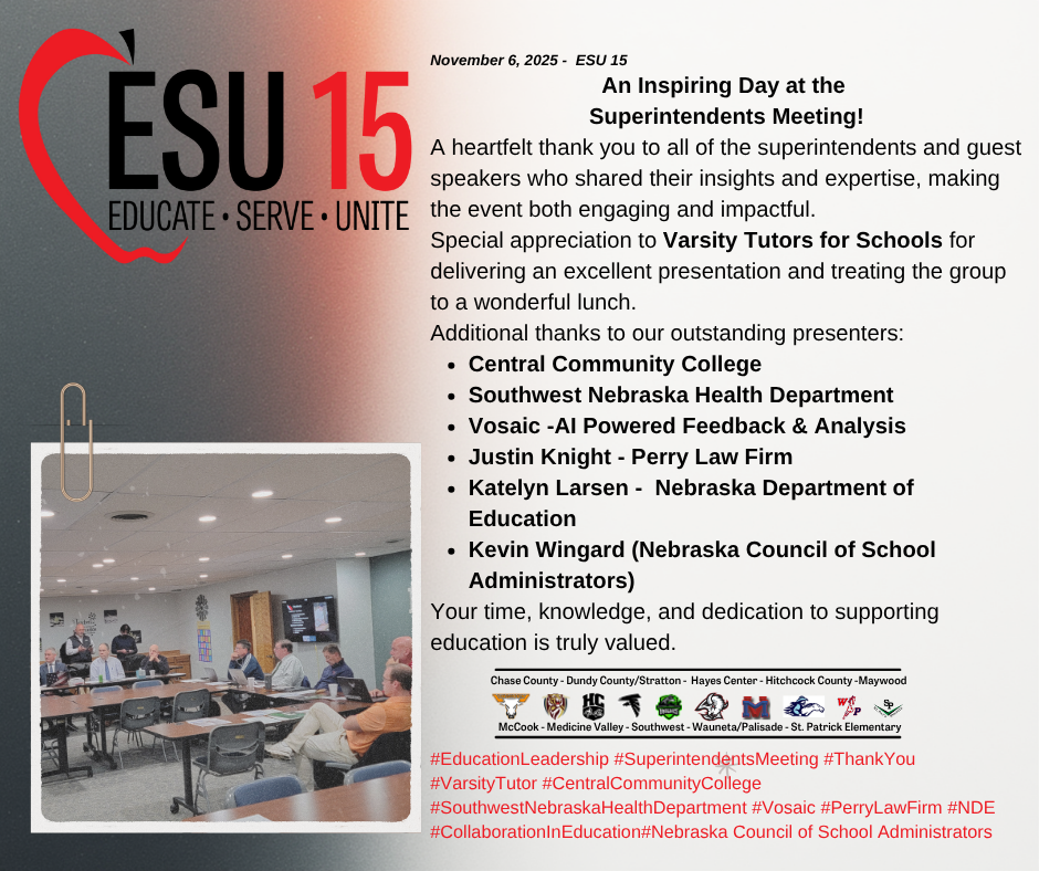 Superintendents Meeting